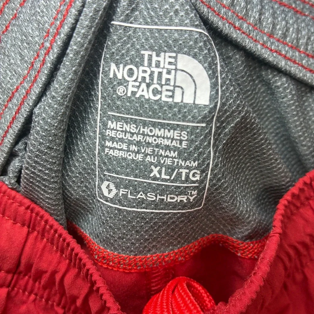 The North Face Voltage Shorts Men XL Red FlashDry Hiking Running Stretch Unlined